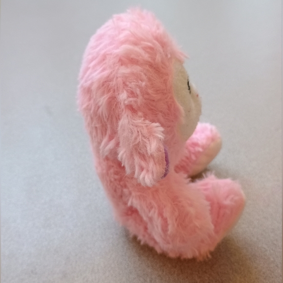 Fuzzy Friends Pink Sheep Lamb🐑 Adorable Easter Plush Stuffed Animal Soft Toy 5" - Picture 5 of 14